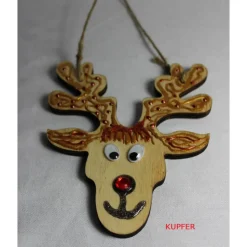 Hängedeko RENTIER Nikolausgeschenk Türdeko Deko Weihnachtsgeschenk Adventskalenderfüllung Rentier Elch Hirsch Holzdeko