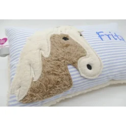 Hobby Horsing Pferdekissen Namenskissen Taufkissen Kuschelkissen Kindergartenkissen Geburtsgeschenk Pferd Pferdchen Pony