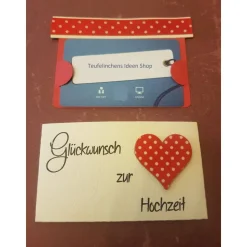 Hochzeit - Gutscheinverpackung