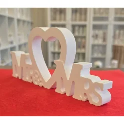 Hochzeit Dekoration - Geschenk - Mr. & Mrs. - Buchstaben - Herz -
