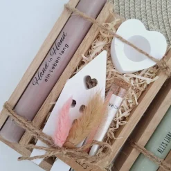Hochzeit Geldgeschenk Hochzeitsgeschenk Haus / Lichthaus Kerzenhalter Herz Geschenkset Gutschein Kerzenset Stabkerze Ker