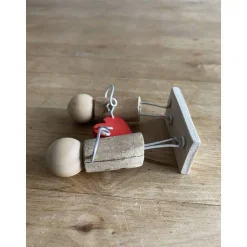 Hochzeits Figuren mit Herz, Holzfiguren, Liebes Geschenk