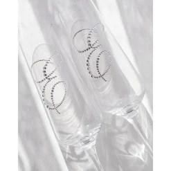Hochzeitsaccessoires Hochzeitsgläser Sektgläser Sektglas Hochzeitskerzen Brautaccessoires Flöte mit Namen Strasssteinen