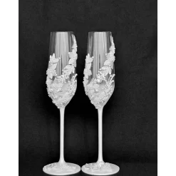 Hochzeitsaccessoires Hochzeitsgläser Sektgläser Sektglas Hochzeitskerzen Brautaccessoires mit Namen