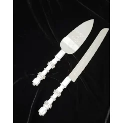 Hochzeitsaccessoires Hochzeitsgläser Sektgläser Hochzeitskerzen Brautaccessoires mit Namen Tortenmesser Tortenheber blau