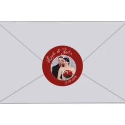 Hochzeitsaufkleber | personaliserbar mit eigenem Foto