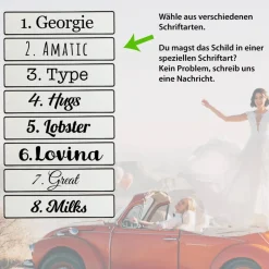 Hochzeitsauto Deko Kennzeichen Hochzeit mit Namen Hochzeitskennzeichen selbst gestalten Motiv Schloss