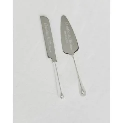 Hochzeitsdeko Hochzeitsgläser Sektgläser Hochzeitskerzen Brautaccessoires mit Namen Tortenmesser Tortenheber