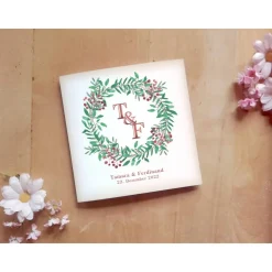 Hochzeitsdesign Christmas Wreath Printable DIY