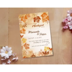 Hochzeitsdesign Herbstwind Printable DIY