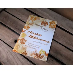 Hochzeitsdesign Herbstwind Printable DIY