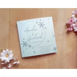 Hochzeitsdesign Snowflakes One Printable DIY