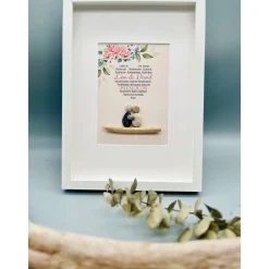 Hochzeitsgeschenk | Personalisiertes Hochzeitsgeschenk Wanddeko | Wandbild Hochzeit | Einzigartiges Hochzeitsgeschenk He