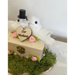 Hochzeitsgeschenk Geldgeschenk Tauben Baumscheibe