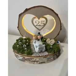 Hochzeitsgeschenk Geldgeschenk Silberhochzeit