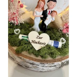 Hochzeitsgeschenk Geldgeschenk Trockenblumen