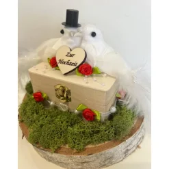 Hochzeitsgeschenk Geldgeschenk Tauben Baumscheibe