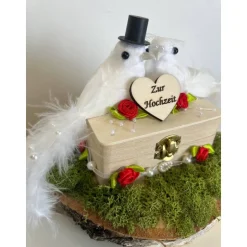 Hochzeitsgeschenk Geldgeschenk Tauben Baumscheibe