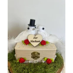 Hochzeitsgeschenk Geldgeschenk Tauben Baumscheibe