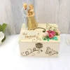 Hochzeitsgeschenk, Holz Box, Geschenk zur Hochzeit, Goldene Hochzeit