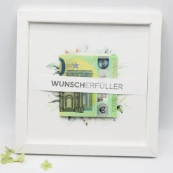 Hochzeitsgeschenk mit Überraschungseffekt - Elegante Geschenkverpackung mit außergewöhnlicher Karte und Geldfach