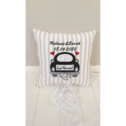 Hochzeitsgeschenk mit Namen und Datum zum überreichen eines Geldgeschenkes, viele Farben möglich, Hochzeit