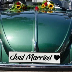 Hochzeitskennzeichen zur Hochzeit Just Married Love Deko Hochzeitsauto Autokennzeichen Fotorequisite Brautpaar Hochzeits