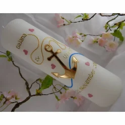 Hochzeitskerze Anker - Hochzeit - Hochzeitskerze - Hochzeitskerze gold - Hochzeit Dekoration - Hochzeit Geschenk - gold