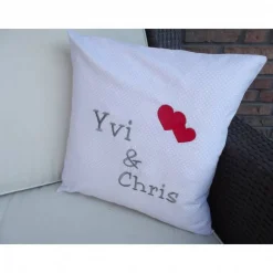 Hochzeitskissen / Kissenbezug / Dekokissen *personalisierbares Kissen* Maße: 40x40cm