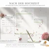 HOCHZEITSPLANER zum Ausdrucken |  Hochzeitsplanung DIY oder Planer für die Trauzeugin | DIN A4 | 170 Seiten