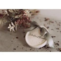 Hochzeits-Ringschale mit edlem Blattgold-Finish | Personalisierte Ringschale 