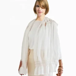 HOCHZEITSSCHAL mit HANDSMOCK farbige Punkte