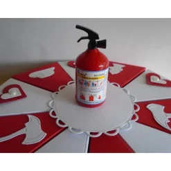 Hochzeitstorte Feuerwehr Geldgeschenk zur Hochzeit Schachteltorte Papiertorte give Away Torte Hochzeitsgeschenk