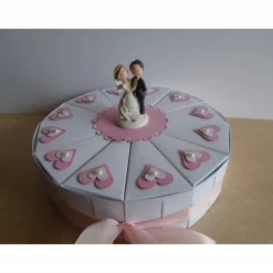 Hochzeitstorte Geldgeschenk zur Hochzeit Schachteltorte Papiertorte Give Away Torte Hochzeitsgeschenk Brautpaar