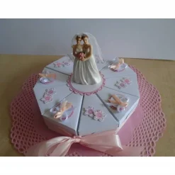 Hochzeitstorte Geldgeschenk zur Frauenhochzeit Frauen Lesben Schachteltorte Lesbisch Papiertorte Torte Hochzeitsgeschenk