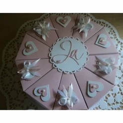 Hochzeitstorte Geldgeschenk zur Hochzeit Schachteltorte Papiertorte give Away Torte Hochzeitsgeschenk