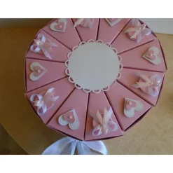 Hochzeitstorte Geldgeschenk zur Hochzeit Schachteltorte Papiertorte give Away Torte Hochzeitsgeschenk