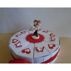 Hochzeitstorte Geldgeschenk zur Hochzeit Schachteltorte Papiertorte Give Away Torte Hochzeitsgeschenk Brautpaar Geschenk