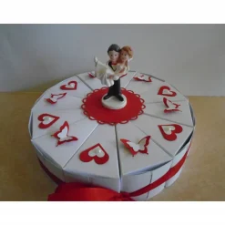Hochzeitstorte Geldgeschenk zur Hochzeit Schachteltorte Papiertorte Give Away Torte Hochzeitsgeschenk Brautpaar Geschenk