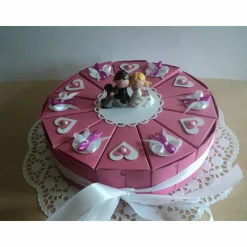Hochzeitstorte Geldgeschenk zur Hochzeit Schachteltorte Papiertorte give Away Torte Hochzeitsgeschenk