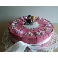 Hochzeitstorte Geldgeschenk zur Hochzeit Schachteltorte Papiertorte give Away Torte Hochzeitsgeschenk