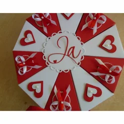 Hochzeitstorte Geldgeschenk zur Hochzeit Schachteltorte Papiertorte give Away Torte Hochzeitsgeschenk