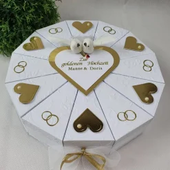 Hochzeitstorte Torte GOLDENE HOCHZEIT Geldgeschenk