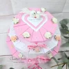 Hochzeitstorte Torte 3stö. Geldgeschenk ROSA-WEISS