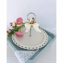 Hochzeit-Tischdeko, Etagere, Servierteller