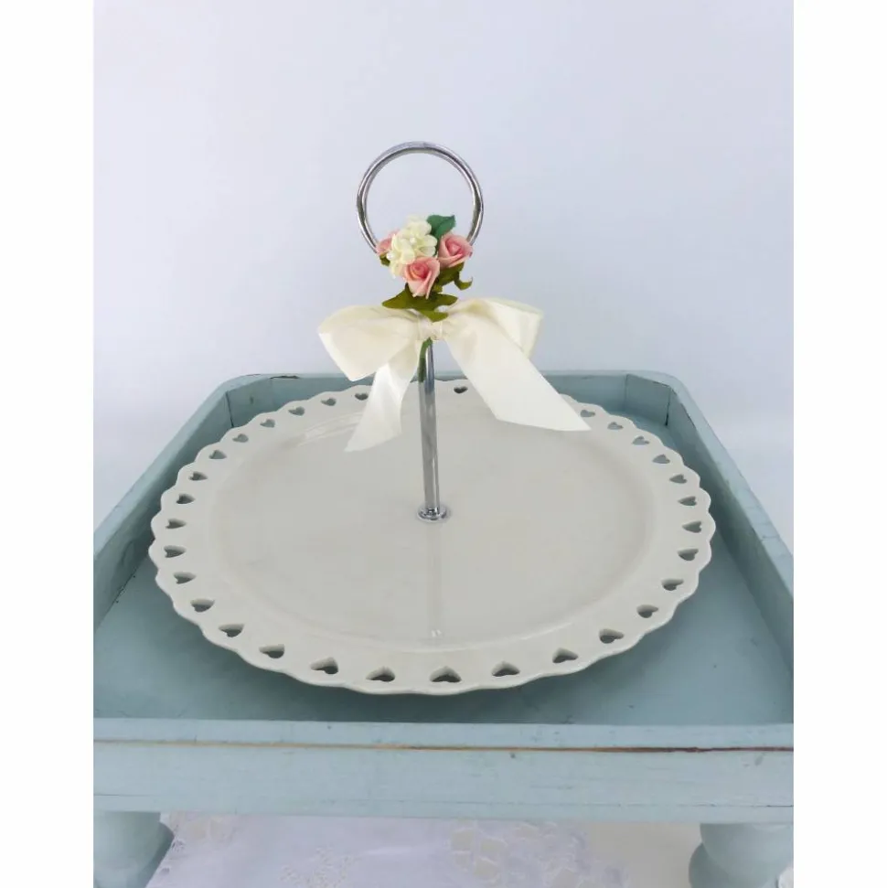 Hochzeit-Tischdeko, Etagere, Servierteller