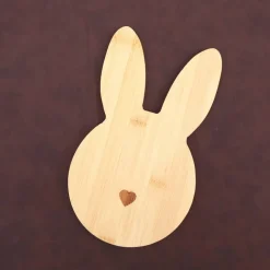 Holz Brett Hase Untersetzer Tischset Servierbrett Wohndeko Tischdeko Ostern