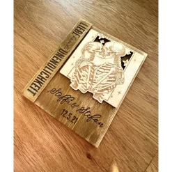 Holz Schild „Liebe bis in die Unendlichkeit“ I Hochzeit, Jubiläum, Valentinstag I Namen Datum