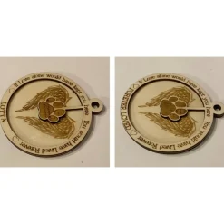 Holzanhänger zur liebevollen Erinnerung an dein Haustier