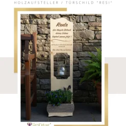 Holzaufsteller 